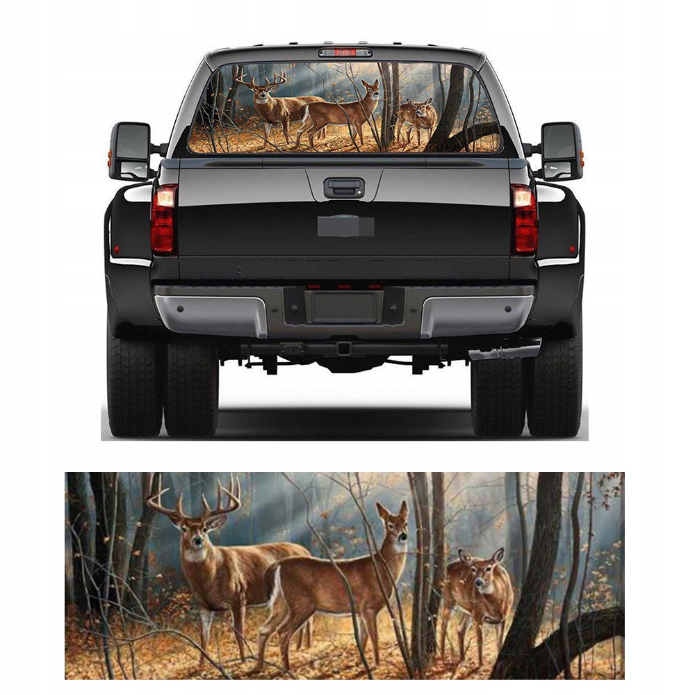 NAKLEJKA NA SZYBĘ ZEWNĘTRZNY do SUV pickup