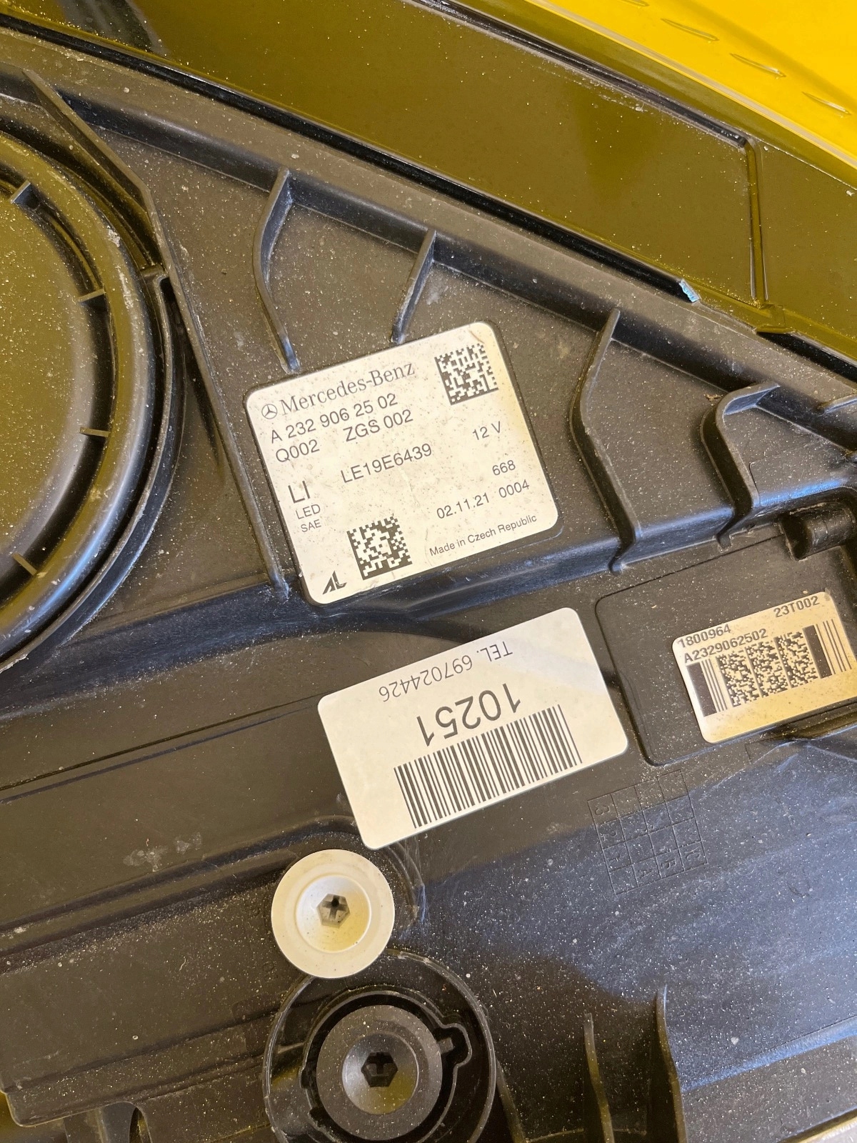 Lmapa links Mercedes W232 Full Led USA