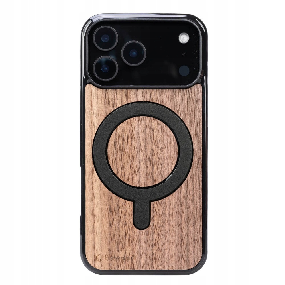 Dřevěné Pouzdro Bewood pro iPhone 17 Pro Max Americký Ořech s MagSafe