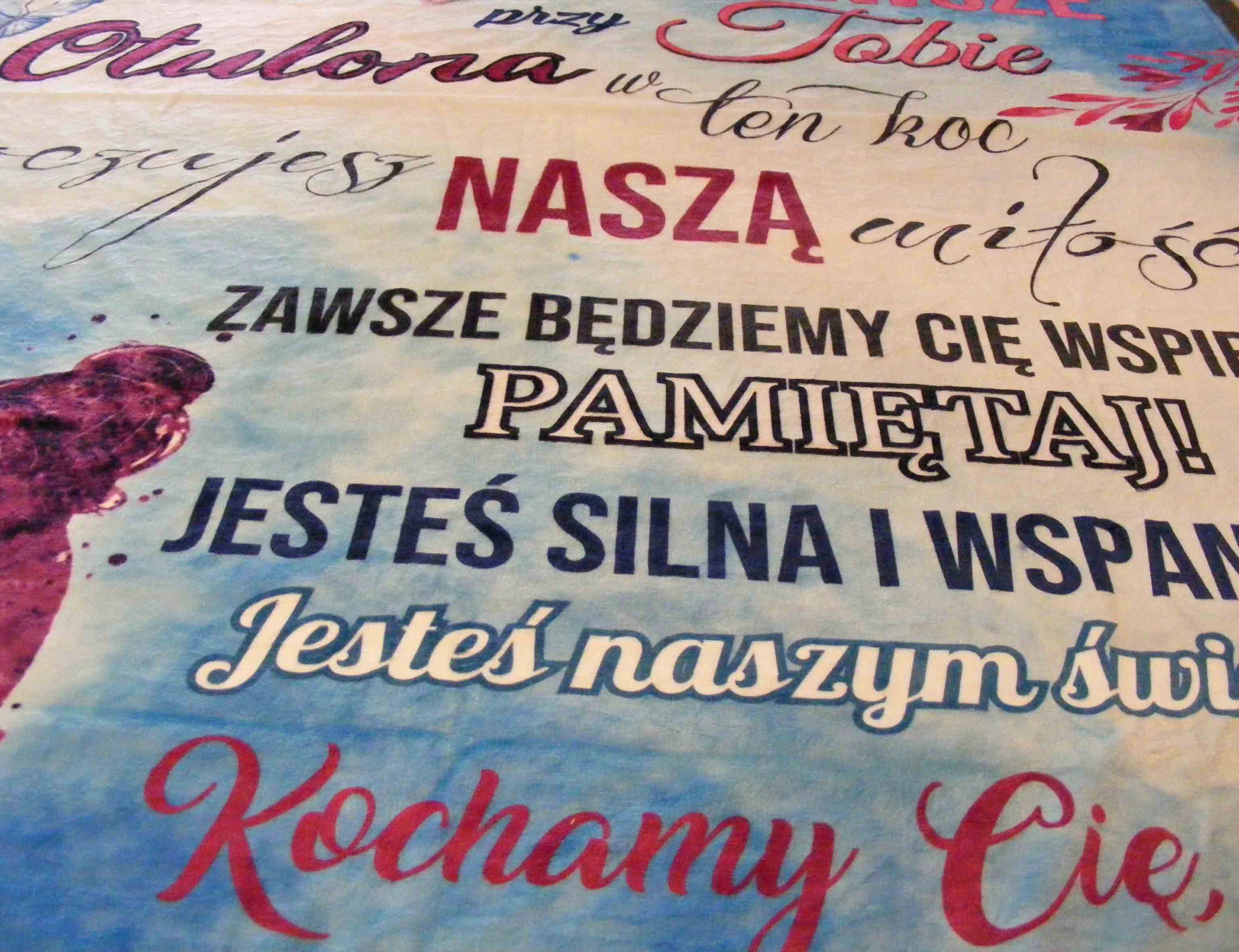 KOC DLA CÓRKI OD MAMY I TATY,RODZICÓW 200X150CM Marka inna