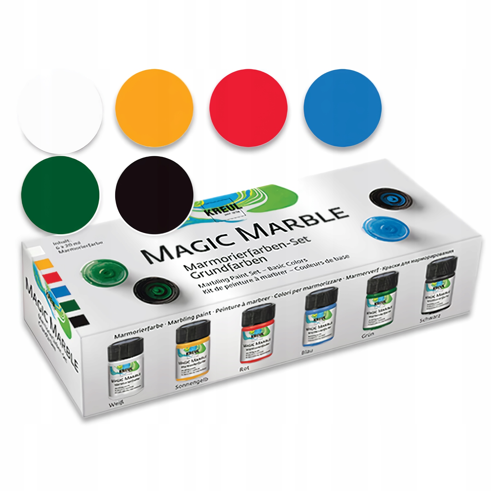 Mramorové barvy Basic Sada 6x20ml univerzální