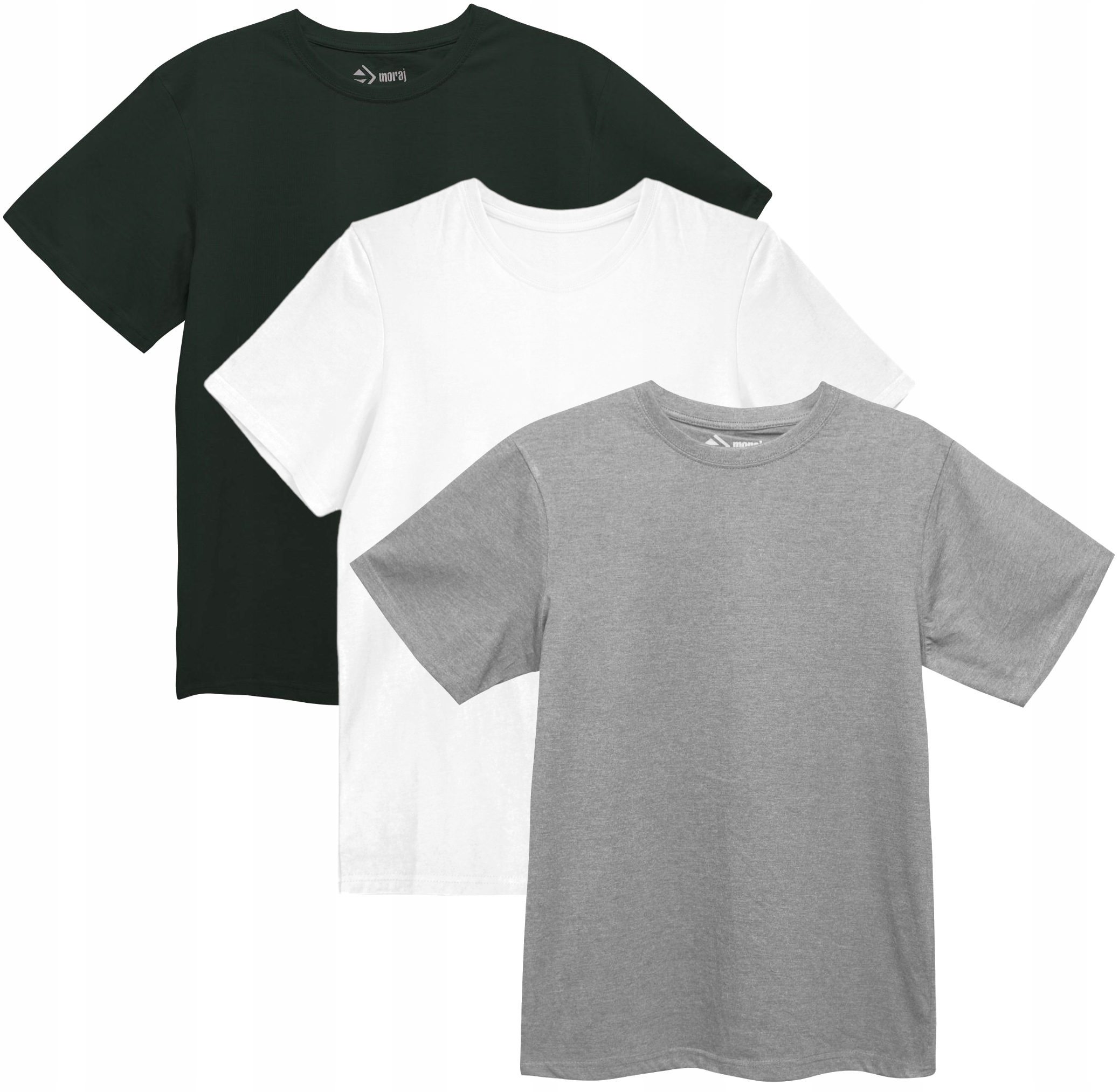 

T-Shirt Koszulka Krótki Rękaw Zestaw 3 Szt Moraj M