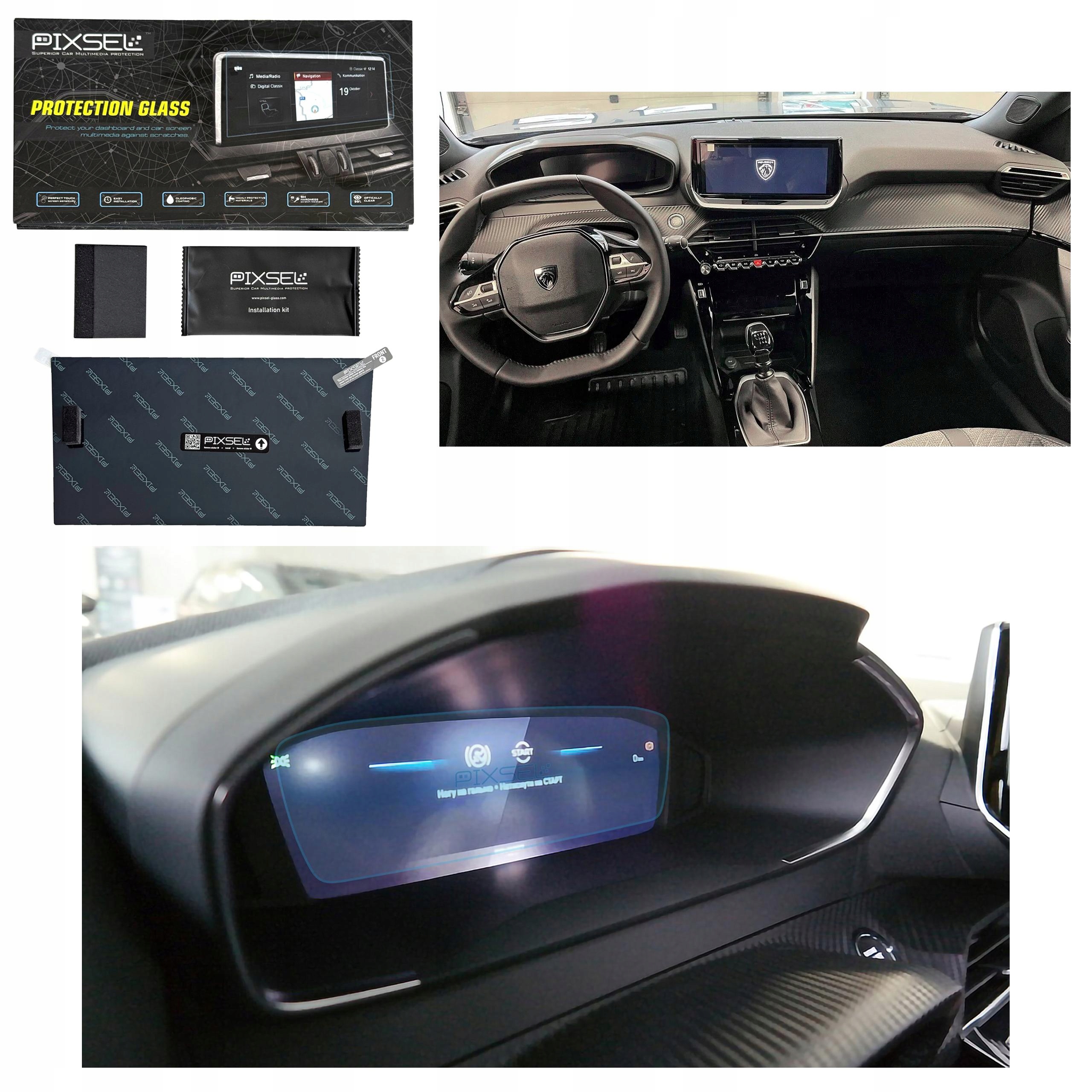 Antyodciskowe Matowe Szkło Ochronne Peugeot 2008-9.7“ 2024-