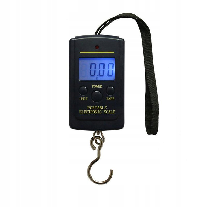 

Waga Elektroniczna Wędkarska do 40kg lcd Bagażowa
