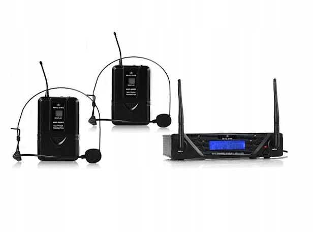 Sada bezdrôtových mikrofónov Malone UHF-450 Duo2