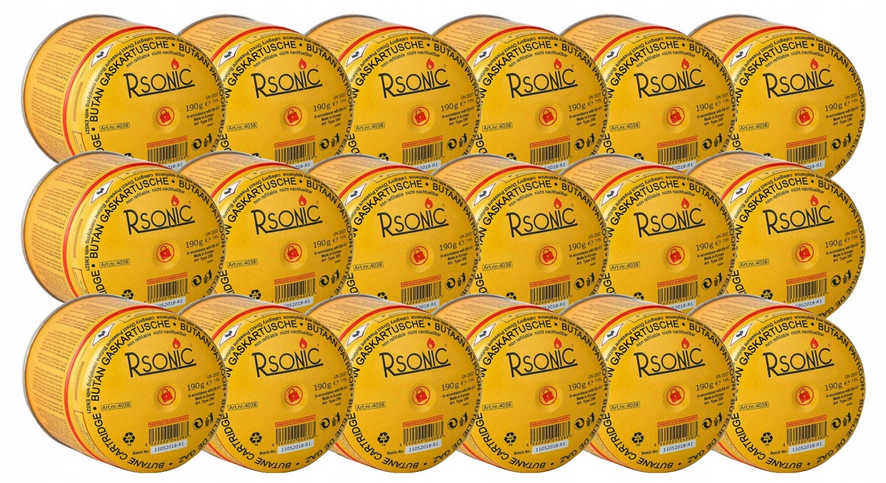 

Kartusz gaz do Kuchenki Palnika Lutlampy 190g x18