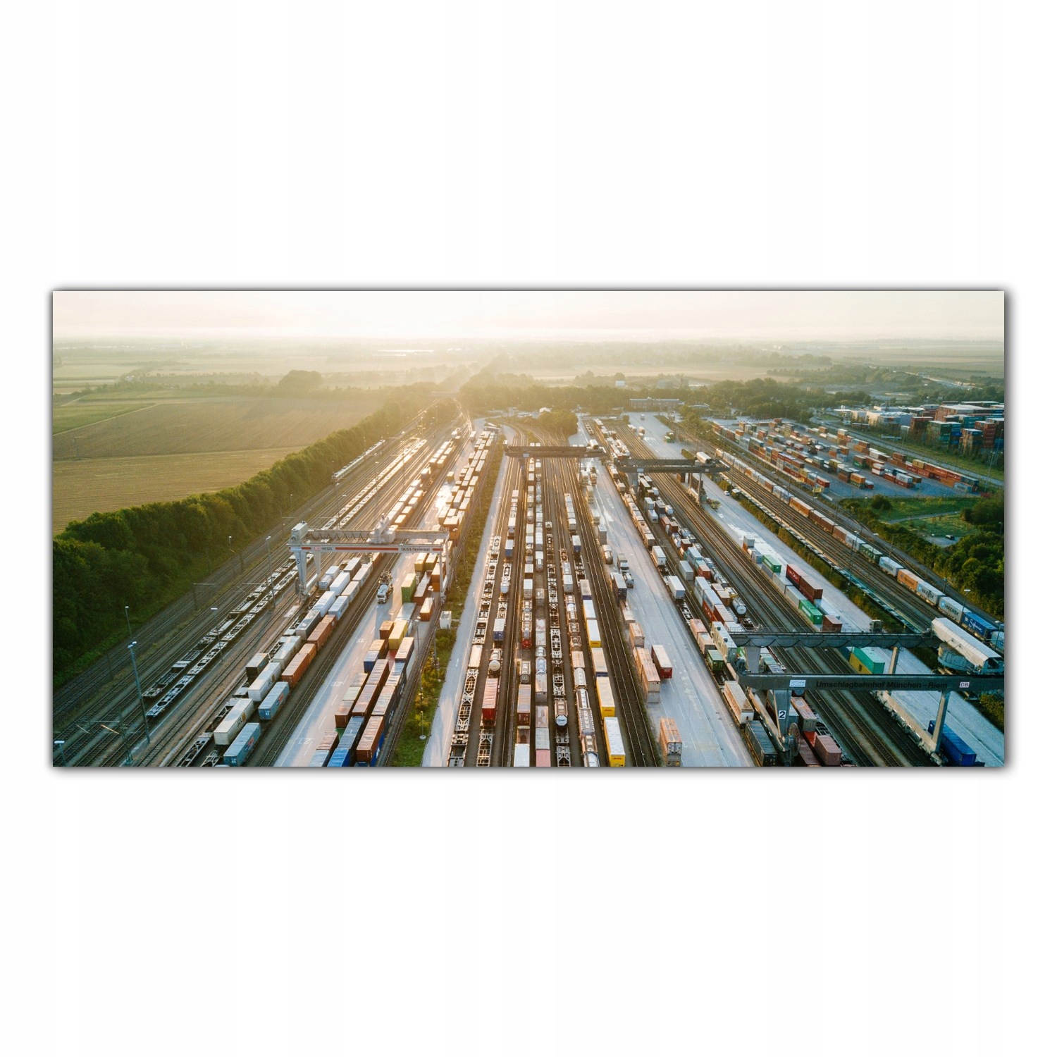 

Obraz Szklany Foto-obraz Pociągi Towarowe 140x70