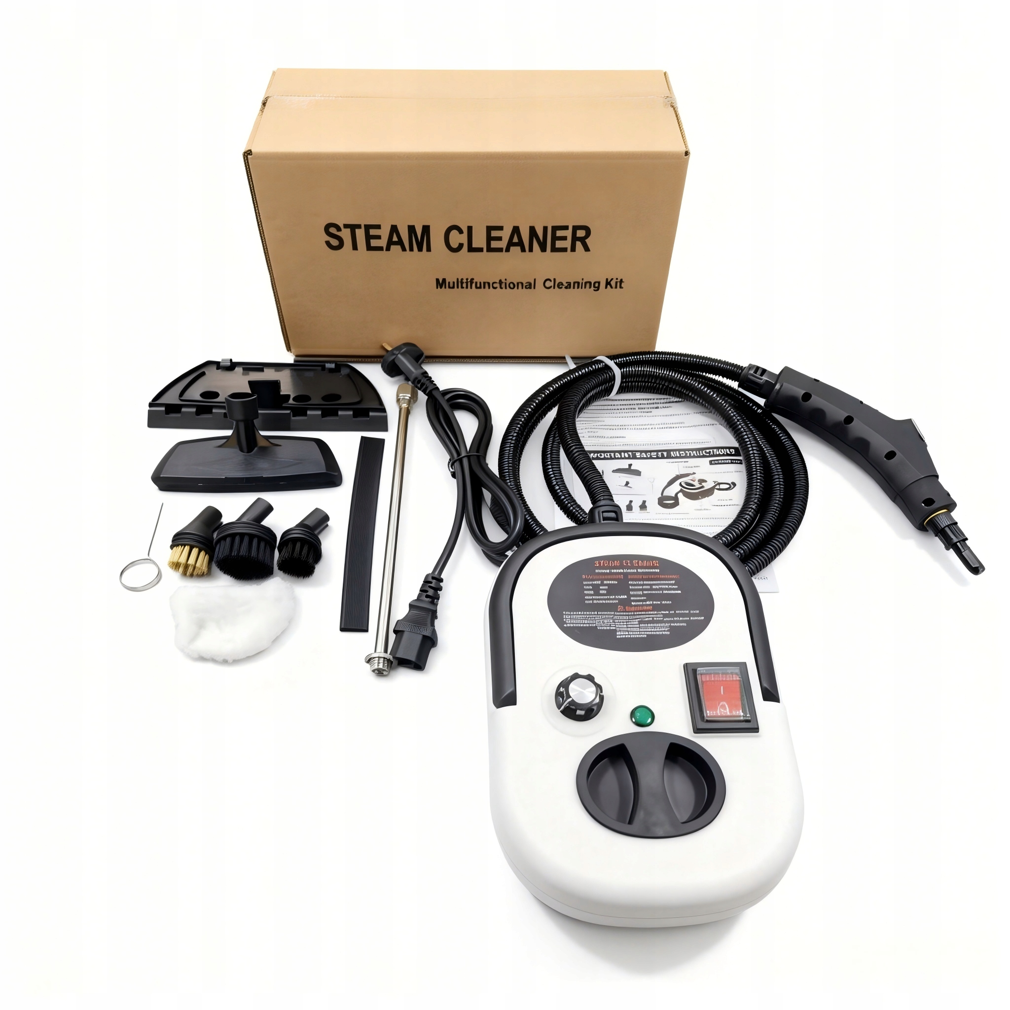 Vysokotlaký Parní Čistič 1500W 3 Bar S 6-TI Stupňovou Regulací