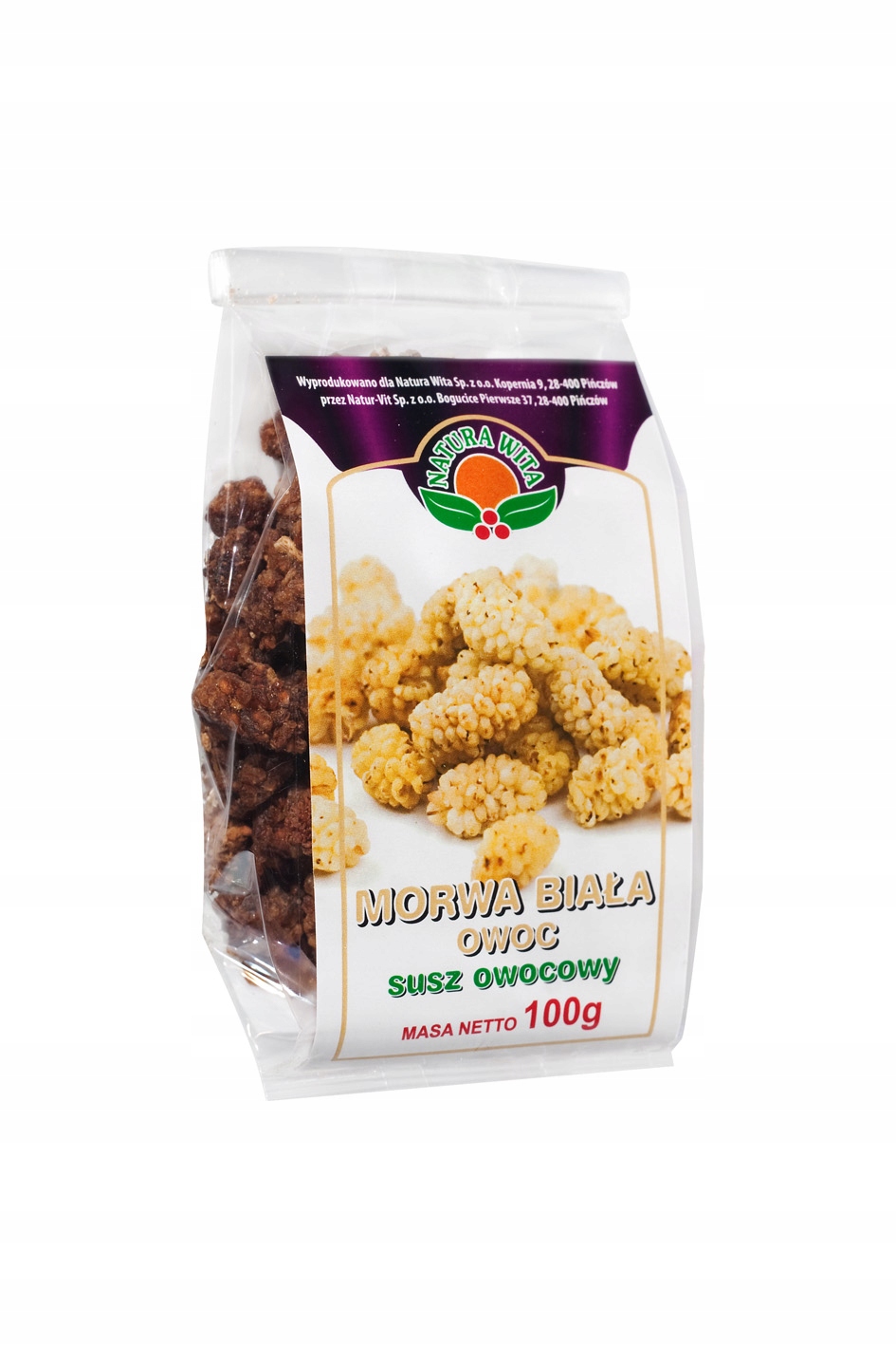 

Morwa biała owoc 100 g, Natura Wita