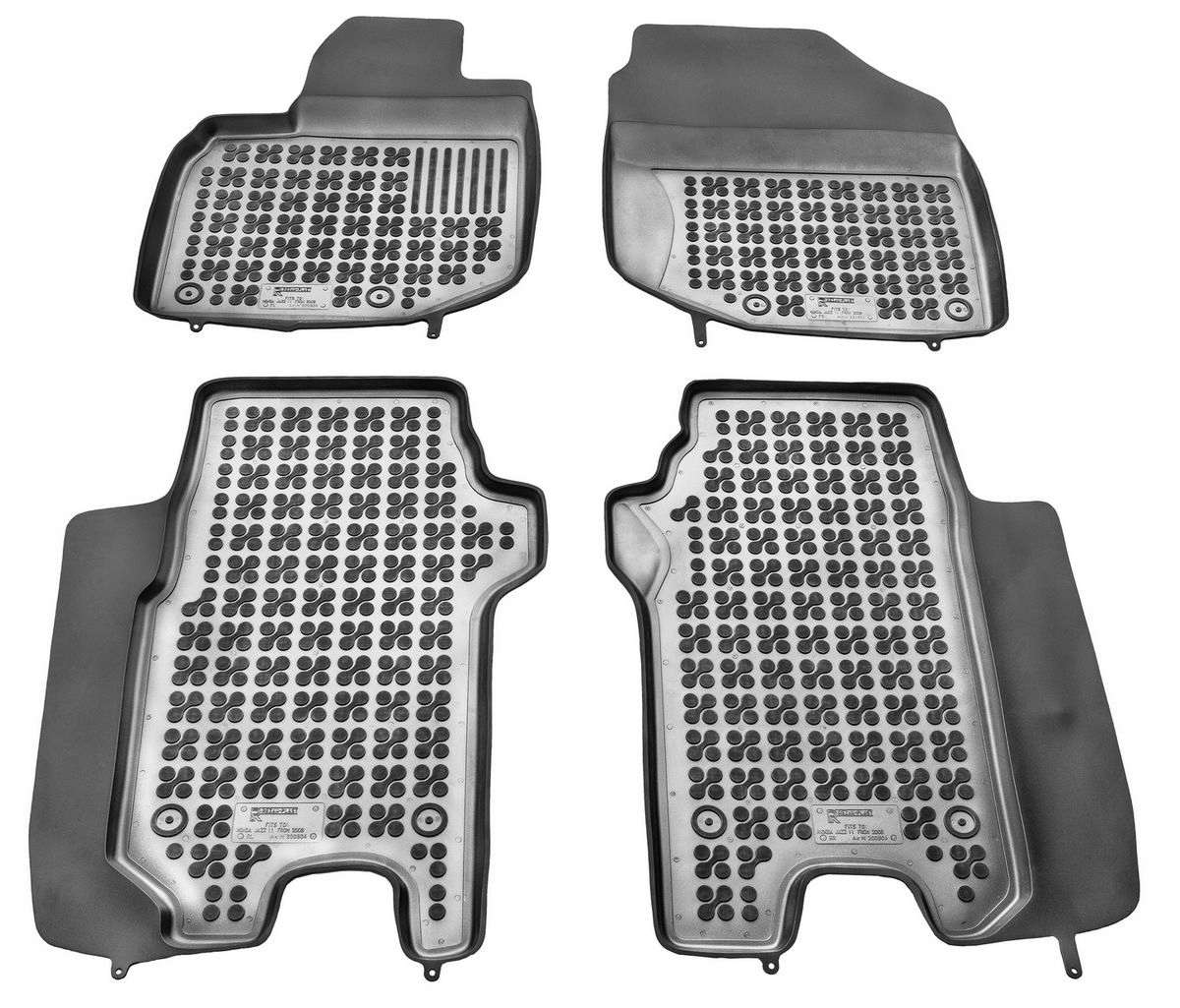 Gumové autokoberce Honda Jazz II, 2008-2015