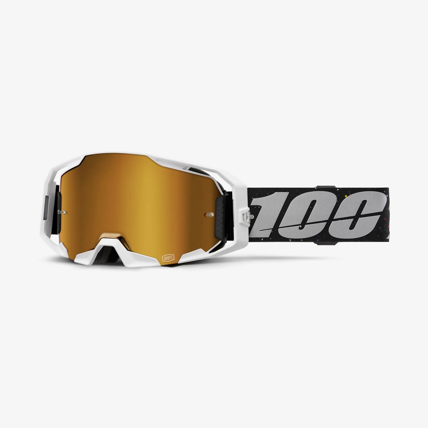 100 % Okuliare Armatic Rapidracer Mirror True Gold Lens Farba Šedá/