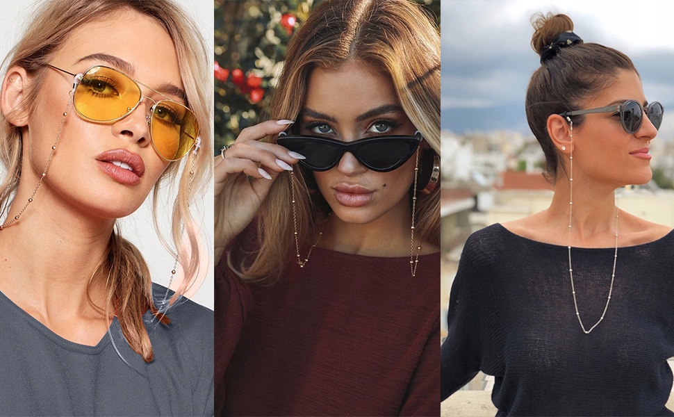 ŁAŃCUSZEK DO OKULARÓW ZŁOTY CHAIN SUNGLASSES Rodzaj łańcuszek