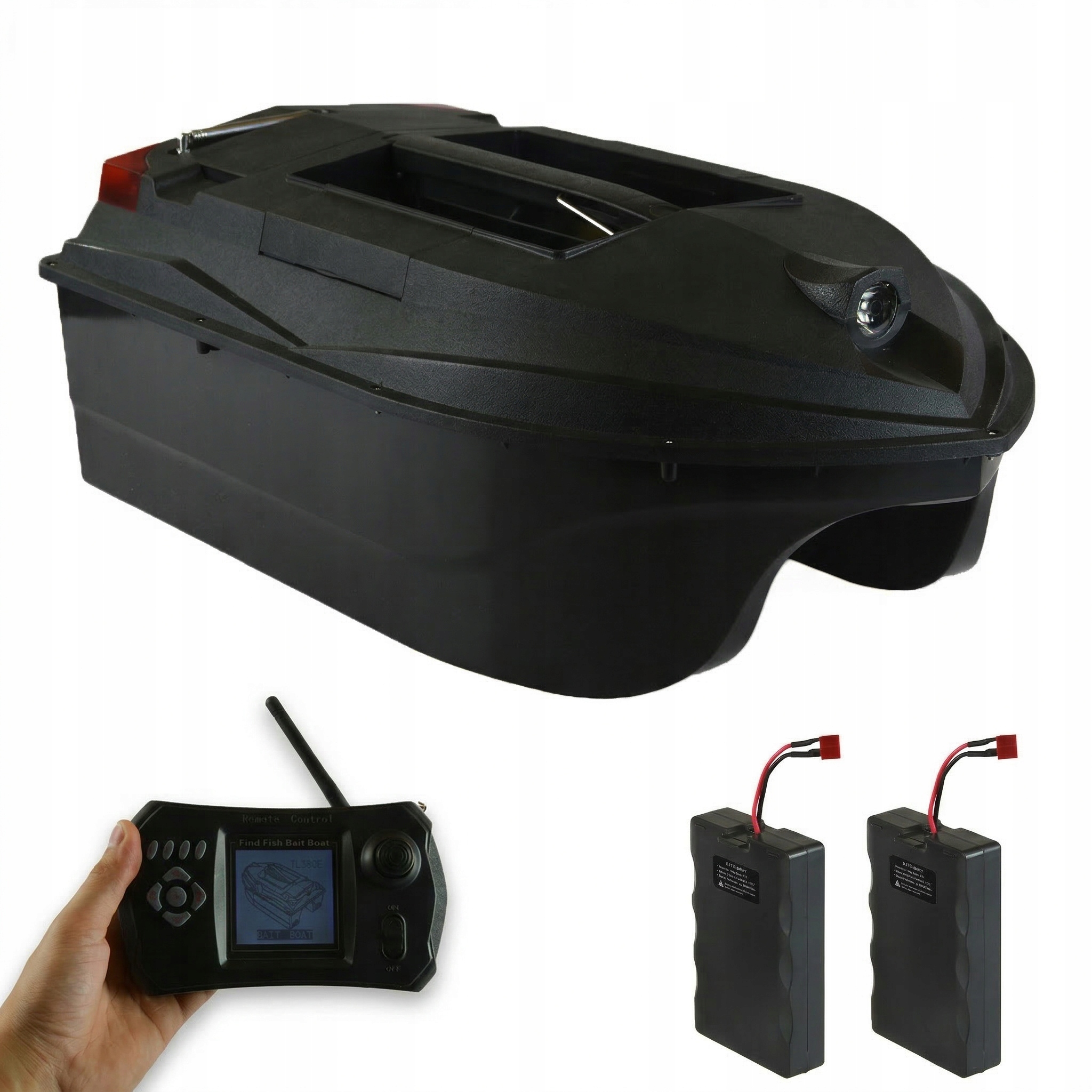 Łódka Zanętowa Skywolf TL-380E Gps Sonar Echosonda Autopilot Zasięg 500M