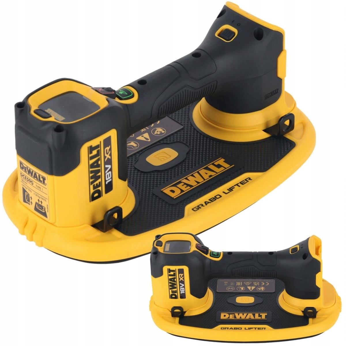 Akumulatorowa przyssawka, podnośnik próżniowy DeWALT DCE590N Grabo 18V Xr