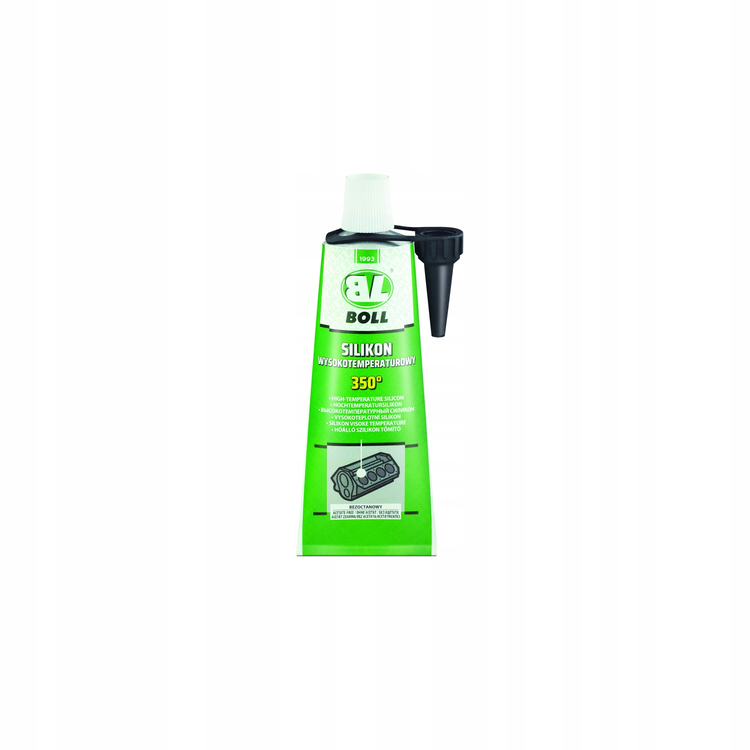 

Silikon Wysokotemperaturowy Czarny Boll 80ML