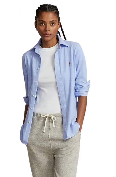 Polo Ralph Lauren Modrá Klasická Bavlněná Košile Xs I4C