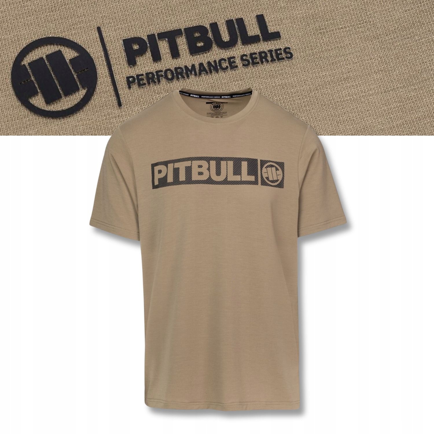 Męska Koszulka Casual Sport Pitbull techniczna sportowa oddychająca Hilltop