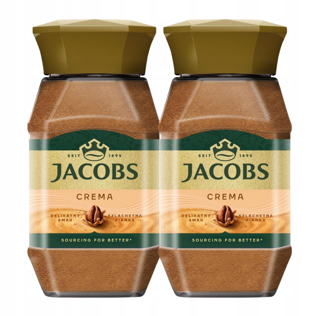 Jacobs Crema Káva 200 g x 2 kusy