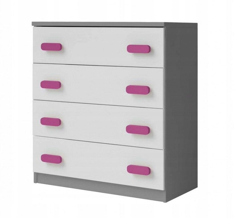 SIMBA 7 Zestaw mebli młodzieżowych / biało-szary Marka inna