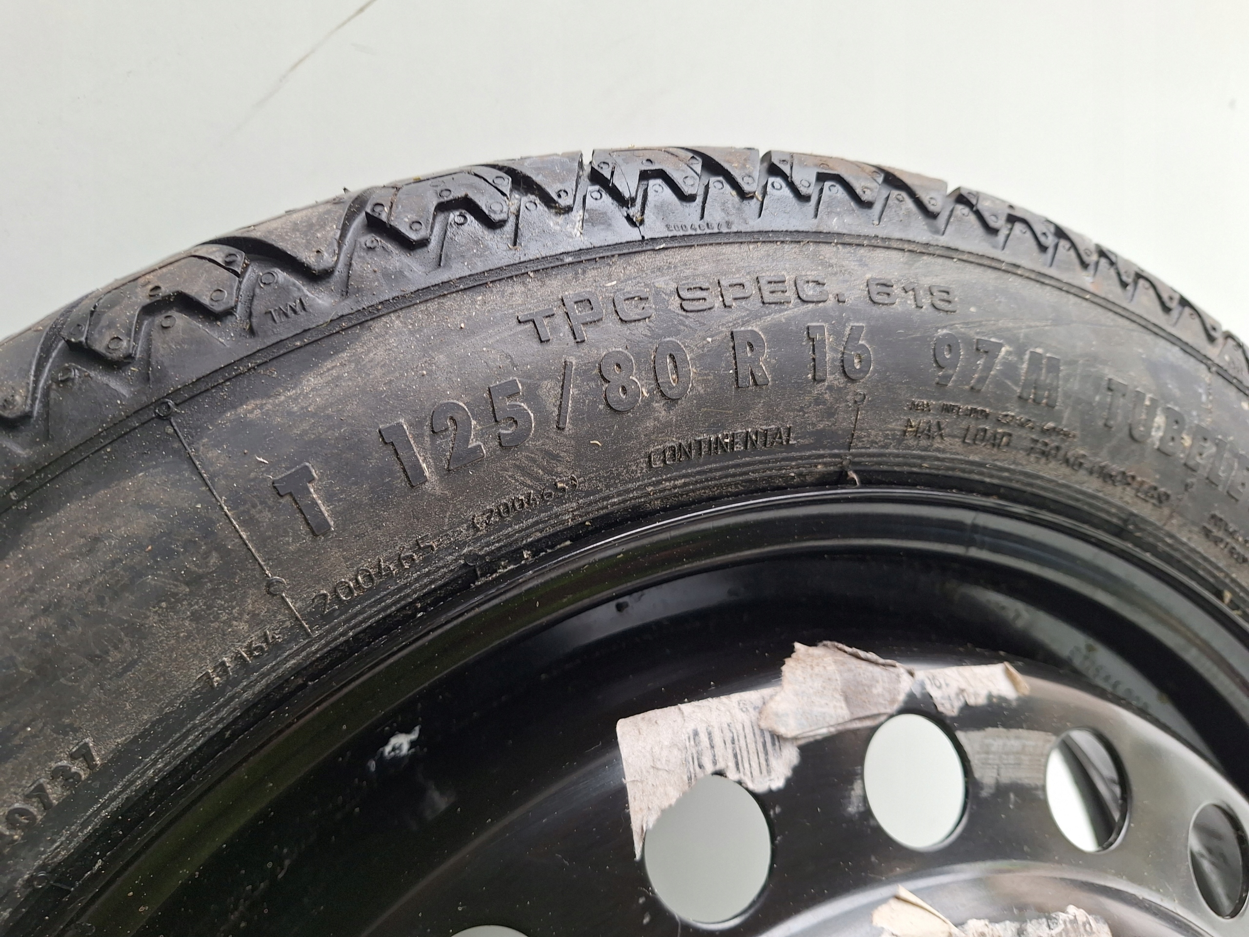 OPEL 5X120 wheel spare 125/80 R16