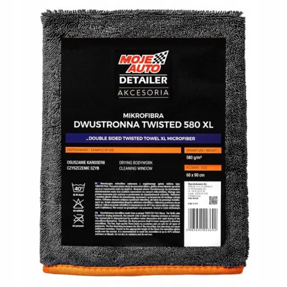Detailer Mikrofi Twisted Towel 580g/m2 60x90