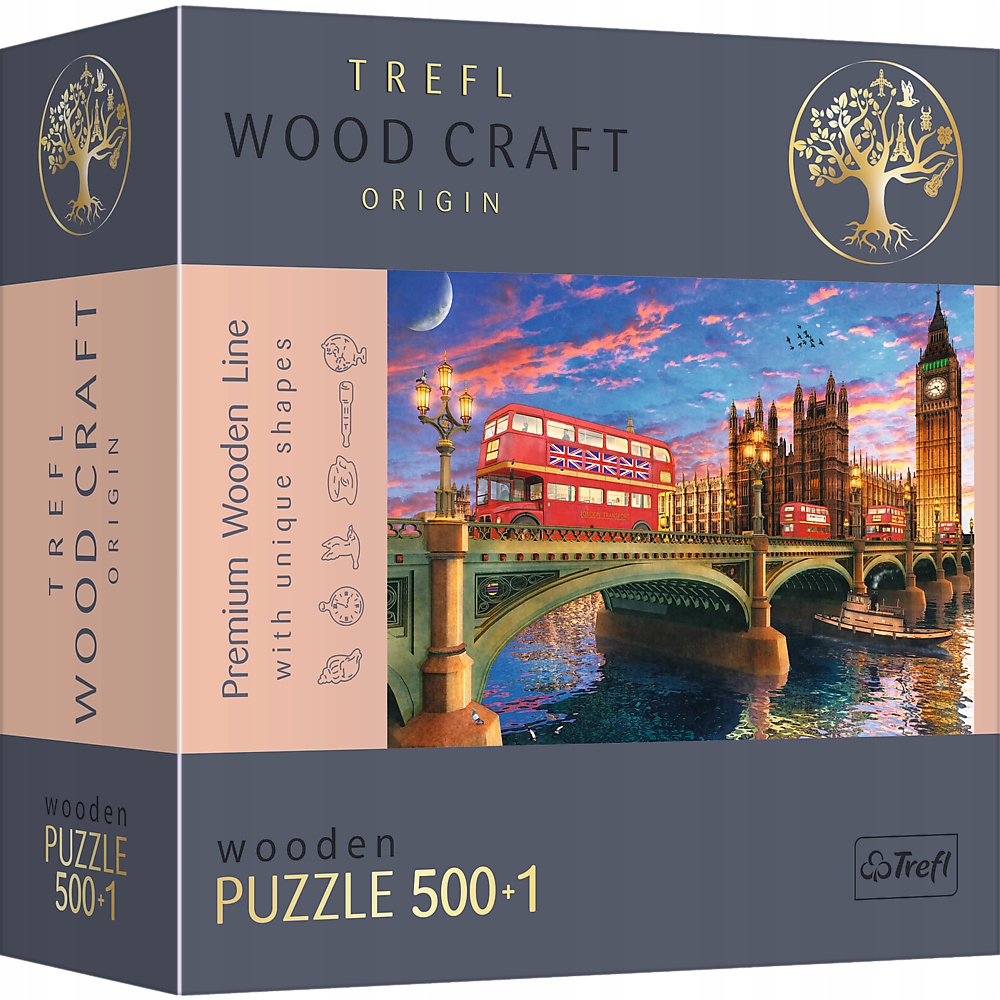

Trefl Puzzle Drewniane Big Ben Londyn 500 Elem.