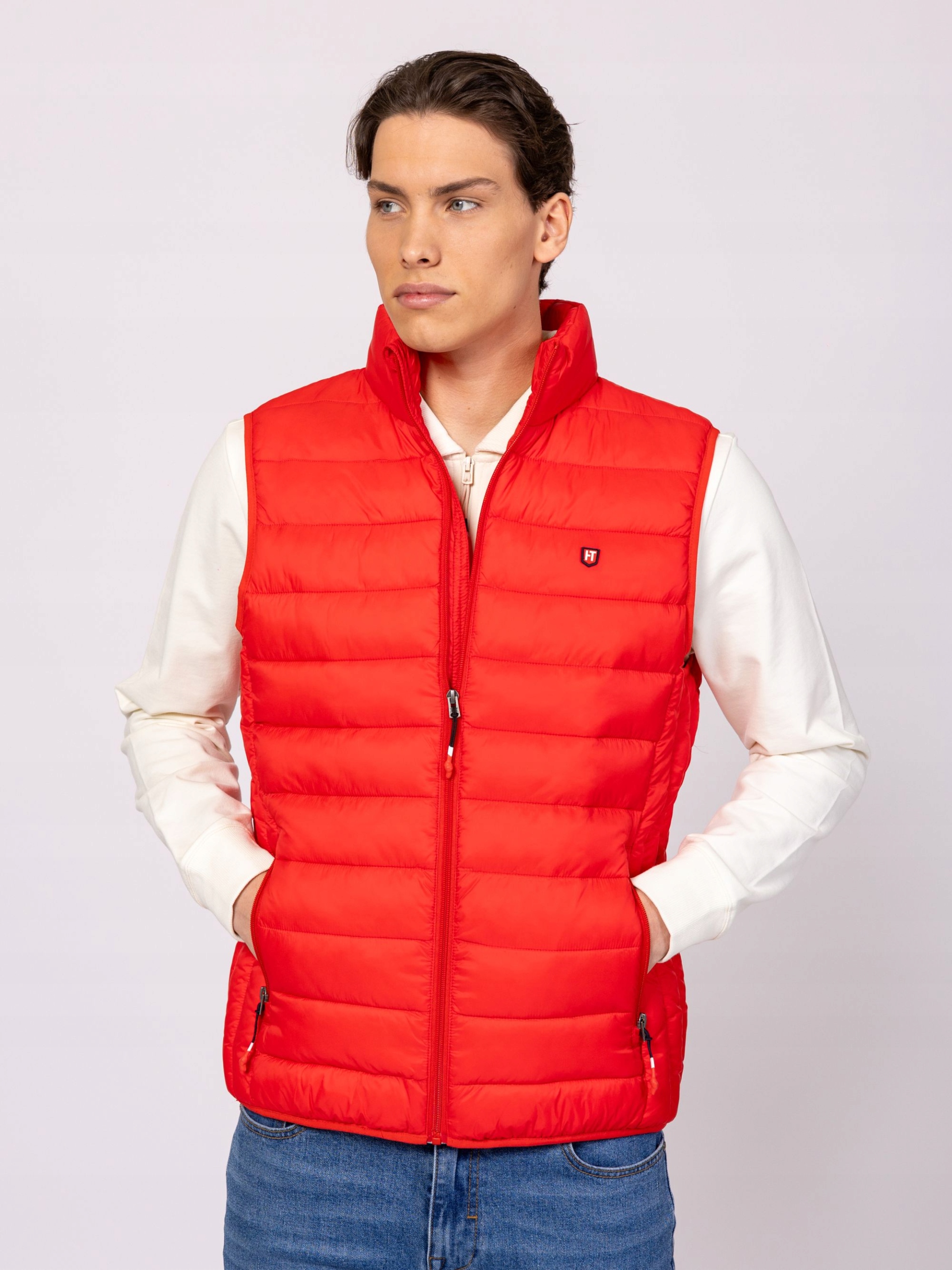 Heavy Tools Pánská Vesta Bez Rukávů WITTYS25 Červená L