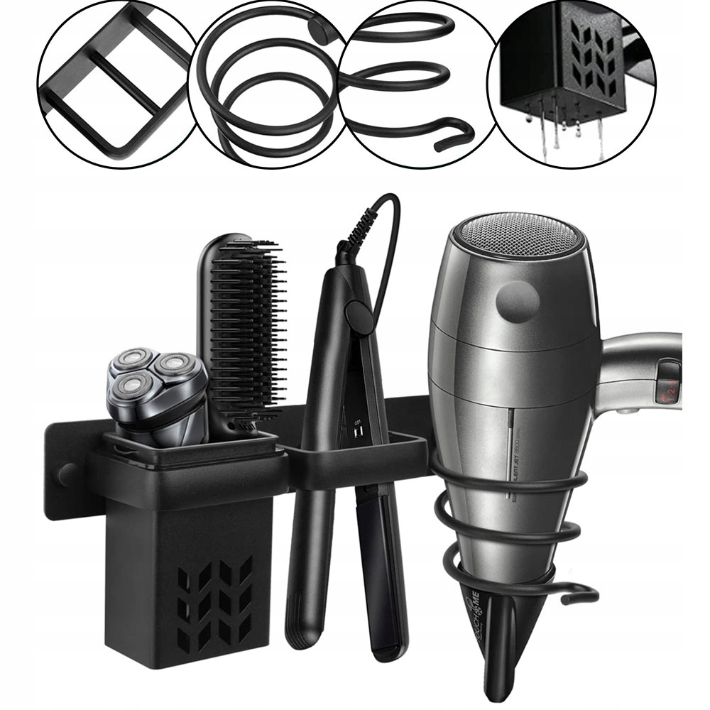 Držák Na Fén A Žehličku Na Vlasy