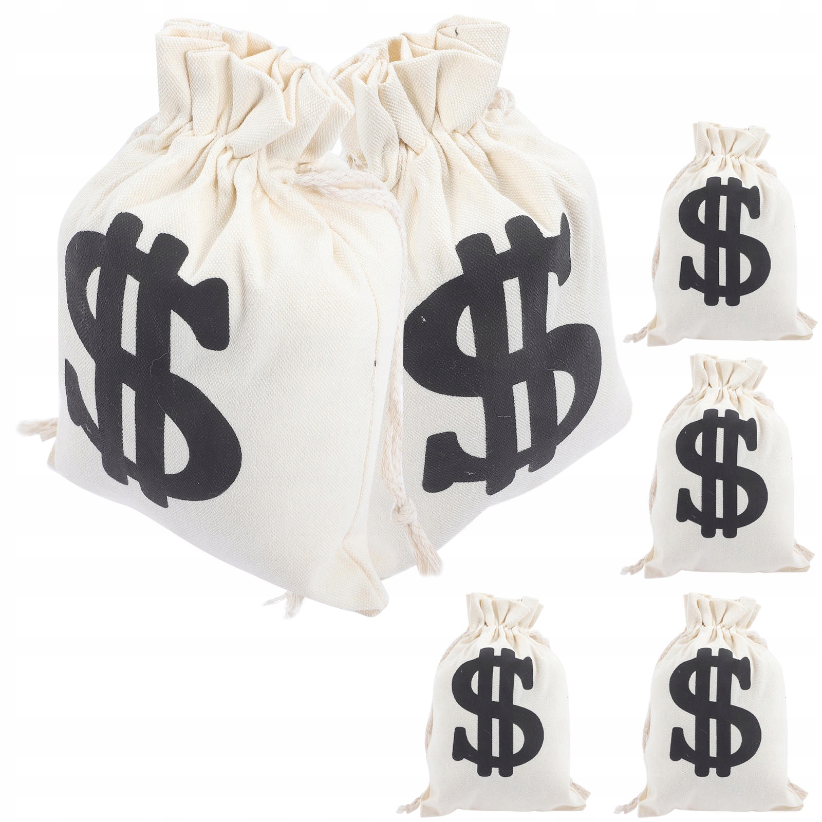 6 SZTUK RÓŻNYCH SKÓRZANYCH ORGANIZERÓW NA DROBNE PRZEDMIOTY Z ZAPIĘCIEM