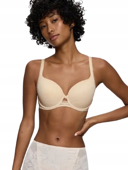 Biustonosz Triumph usztywniany beżowy Wild Rose Sensation Wp 80F