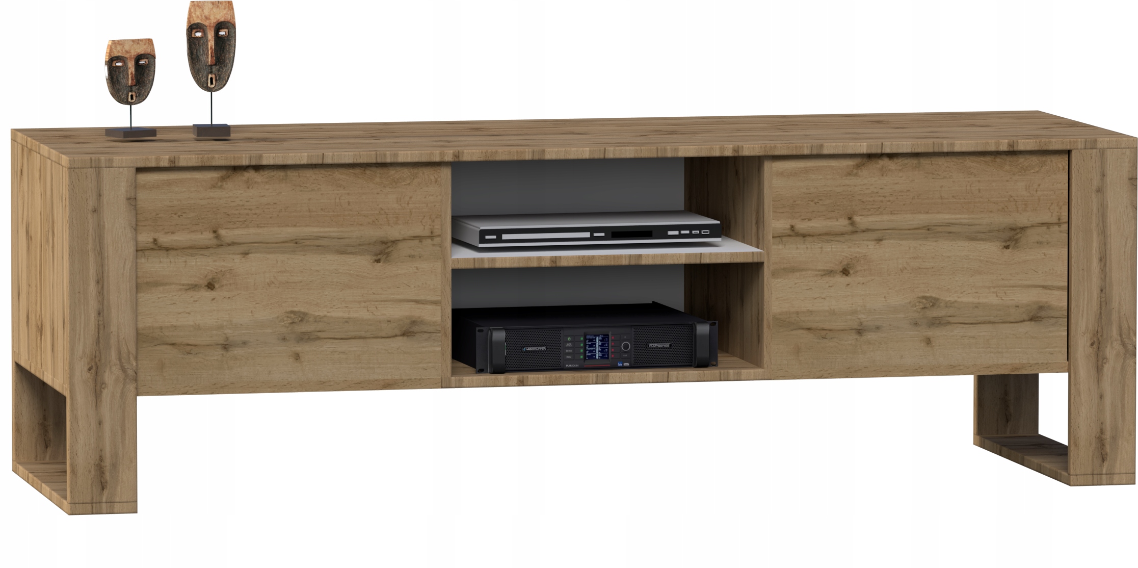 

Szafka Rtv Loft Nina 160cm dąb wotan Komoda półka