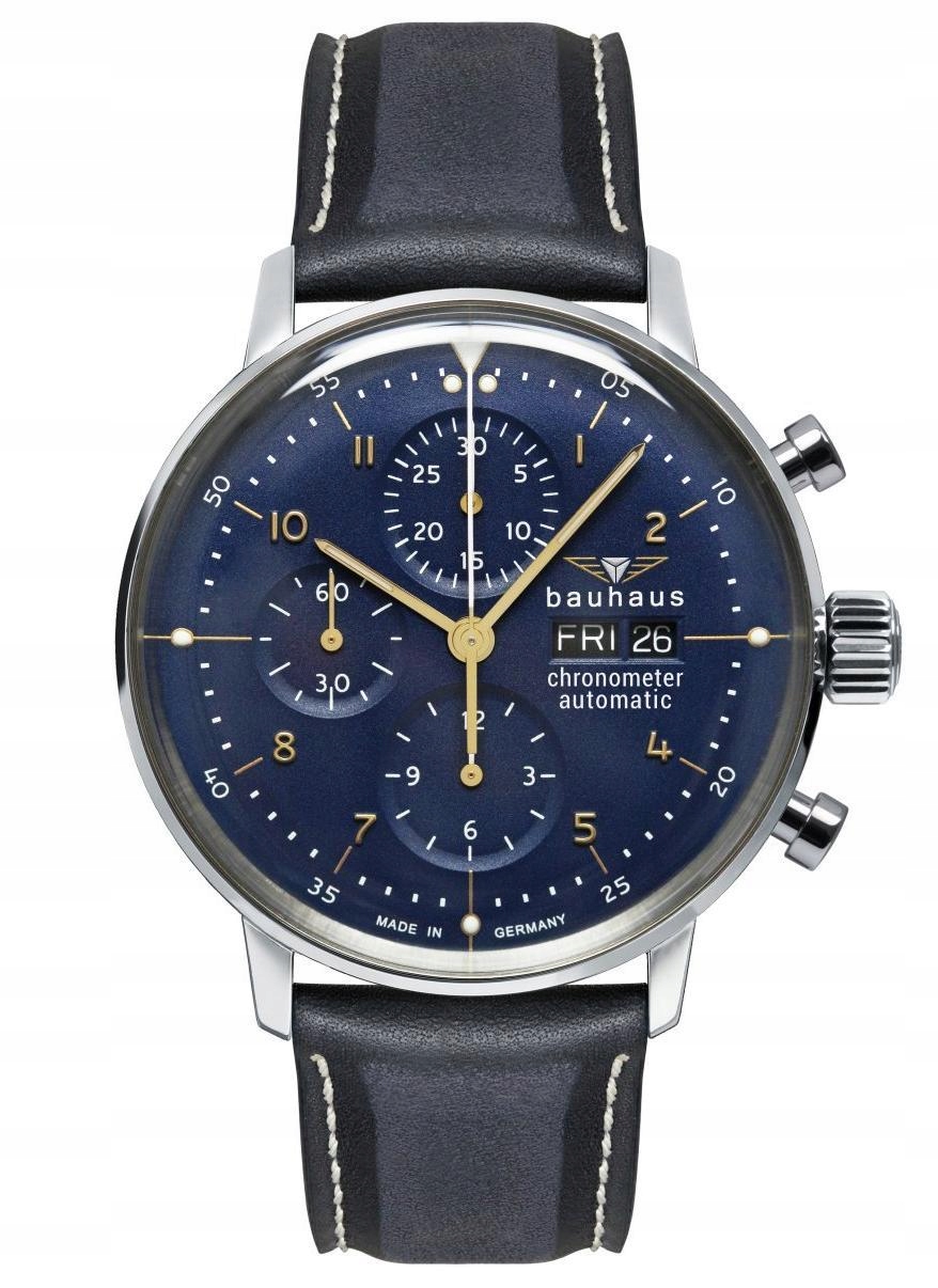 Skupina Zeppelin Nové Originální Pánské Hodinky Bauhaus 2020-3 Chronometr