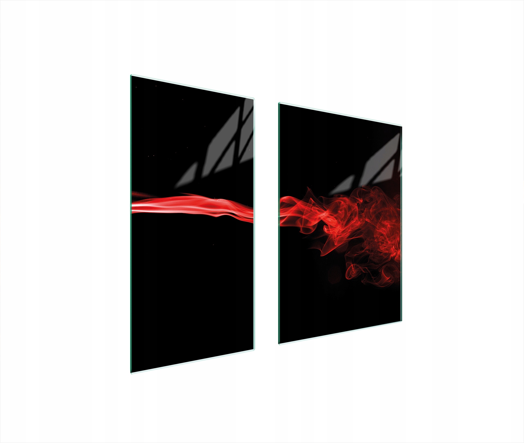 Skleněná Ochranná Deska 75x52 Černá Tvrzené Sklo