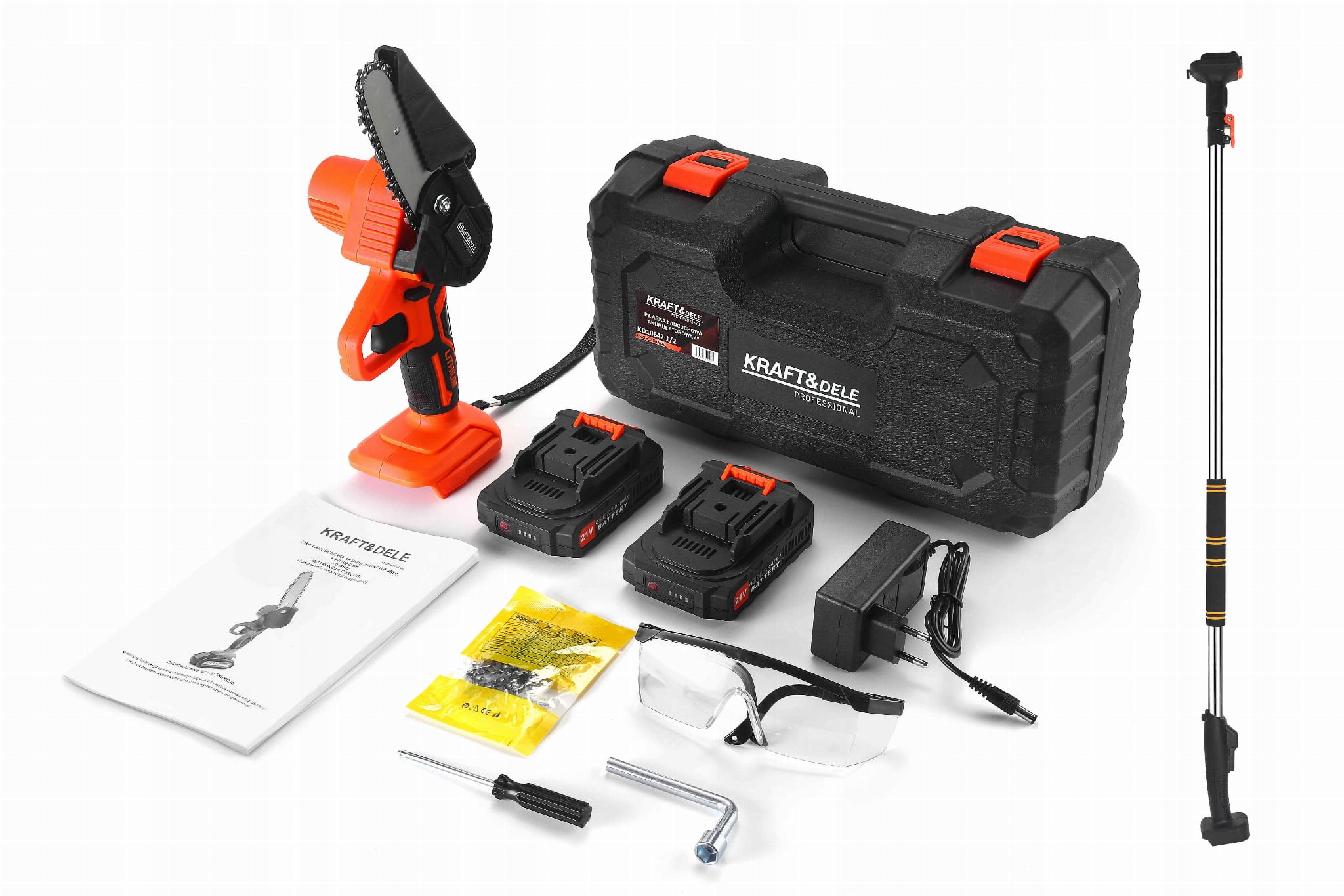 Ruční Řetězová Pila Akumulátorová 4" Výložník Pro Pilu Kraft&dele