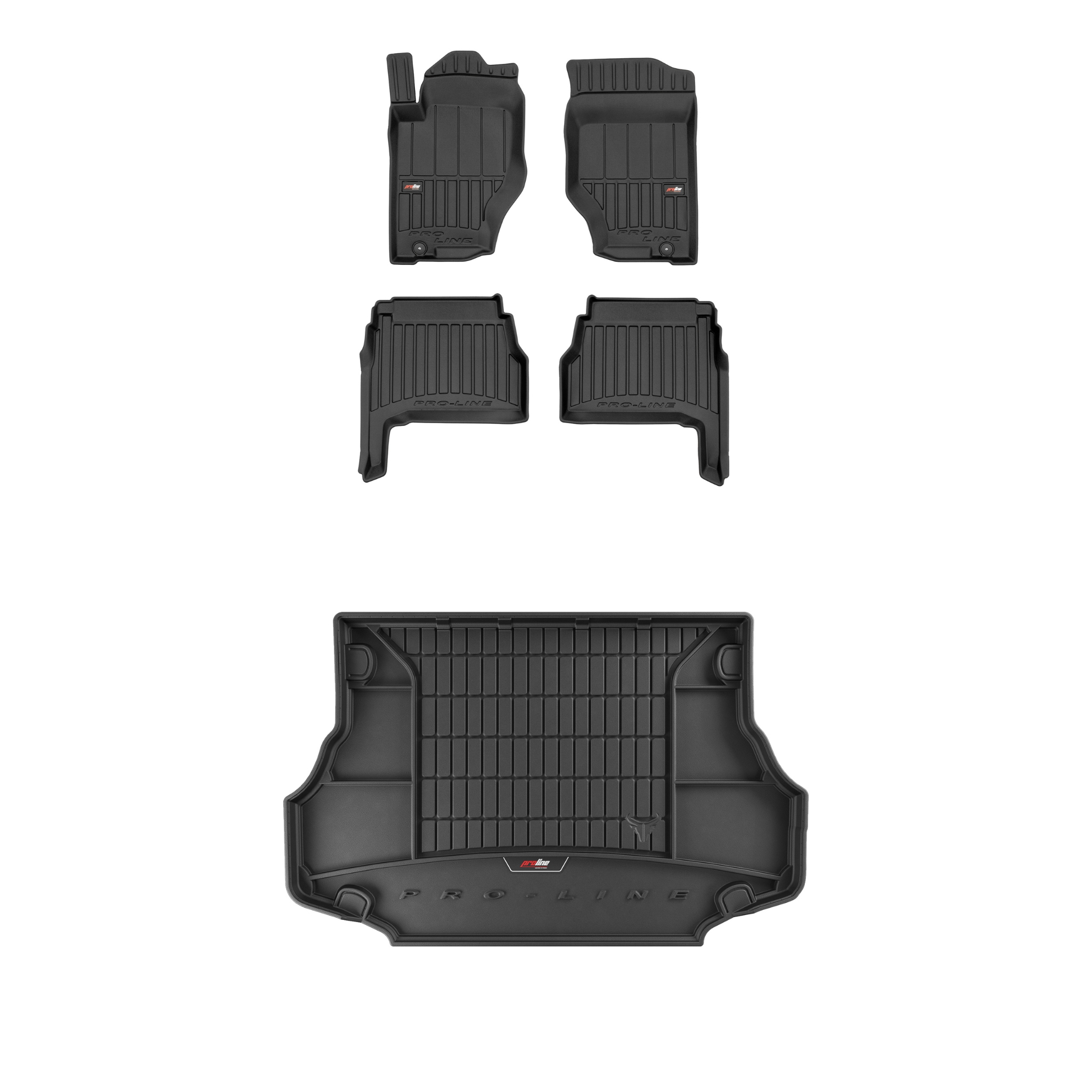Frogum 3D Sada gumových koberců a rohože s logem pro Kia Sorento I 2002-2009