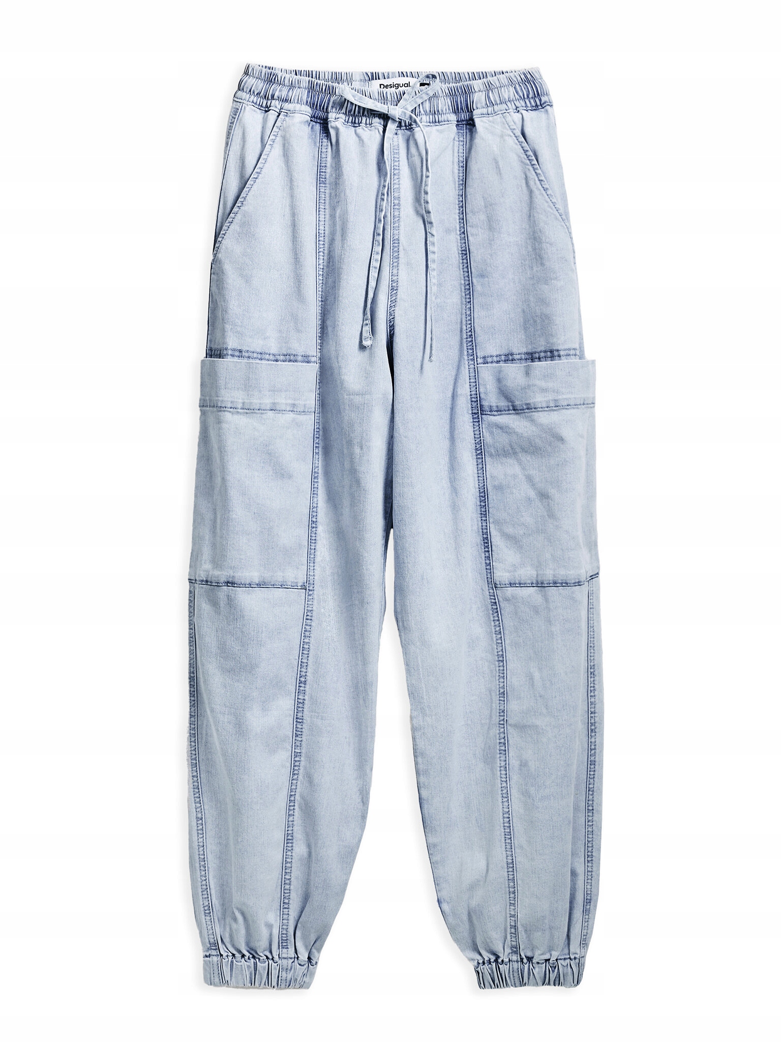 Desigual Damskie Jeansy Desigual-25Swdd42 5007 Denim Light Wash Niebieski