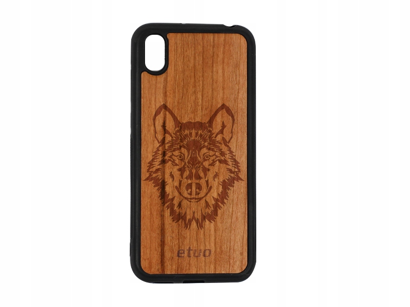 

Etui na Huawei Y5 2019 Wood Case - wilk