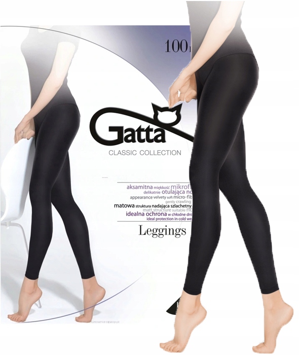 

Gatta Damskie Legginsy 100 Den Mikrofibra r 2