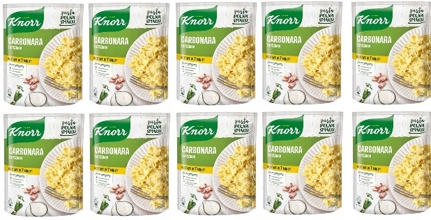Levně 10 x 153 g Knorr Carbonara se slaninou instantní pokrm Karton