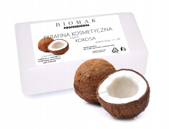 

Parafina Kosmetyczna do dłoni i stóp Kokos 400ml