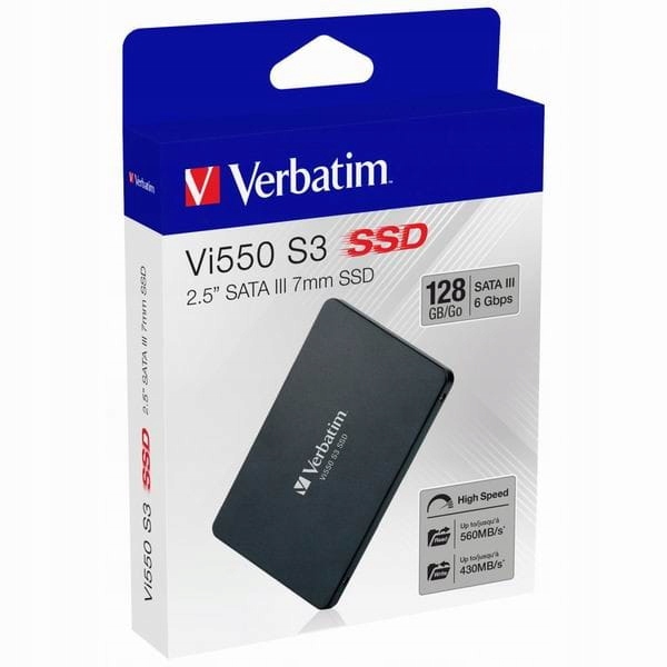 Dysk Ssd wewnętrzny Verbatim Vi550 Sata III 128GB