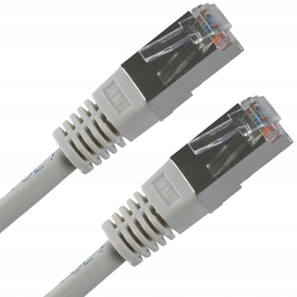 Patchcord 5e Lama Plus RJ45 RJ45 10 m szary
