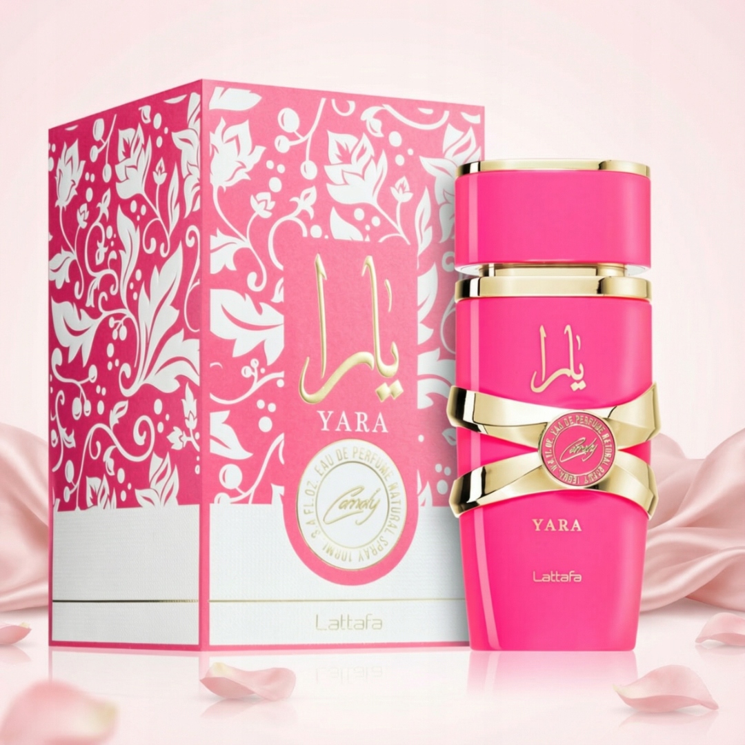 Lattafa Yara Candy Eau de Parfum 100ml Korálová Arabská Vůně