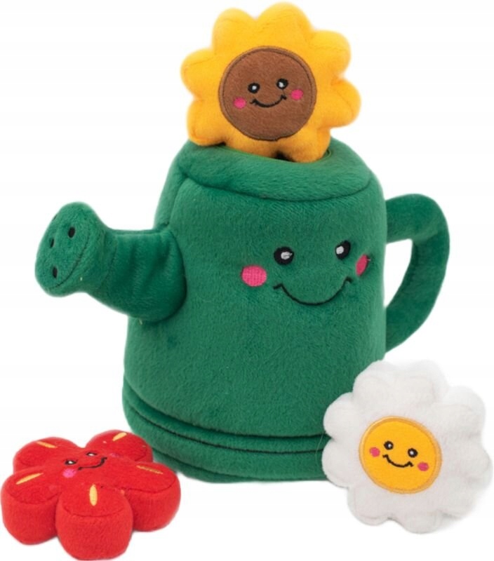 Levně Plyšová konvička s květinami ZippyPaws