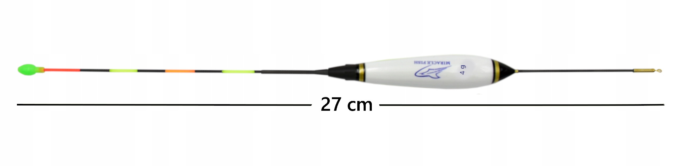 SPŁAWIK świecący LED Przelotowy na Baterie 4 g Marka Miracle Fisch