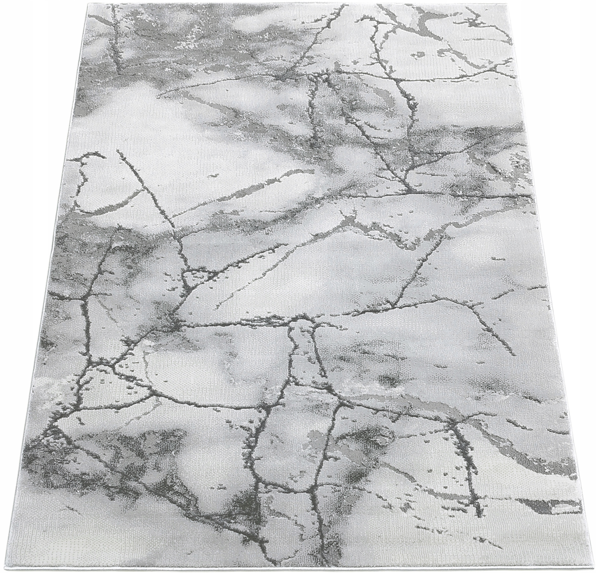 Koberec 280x370 Moderný Do Obývačky Sivý Mramor