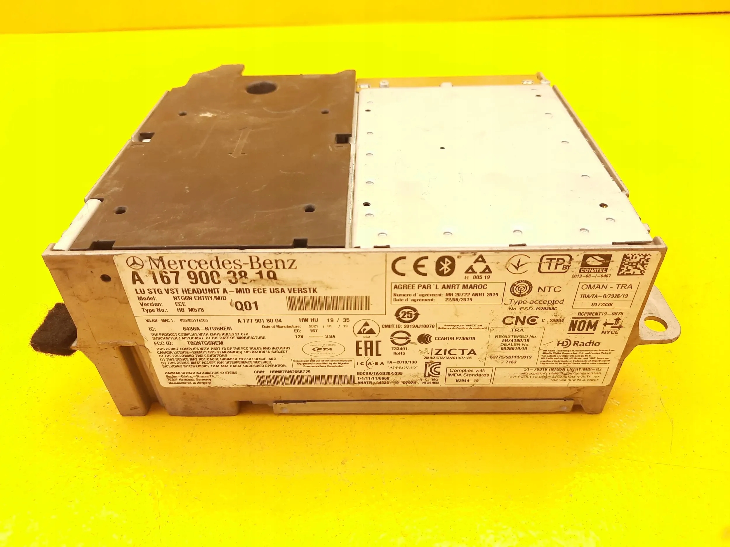 Mercedes-Benz GLE W167 RADIO NAWIGACJA A1679003819