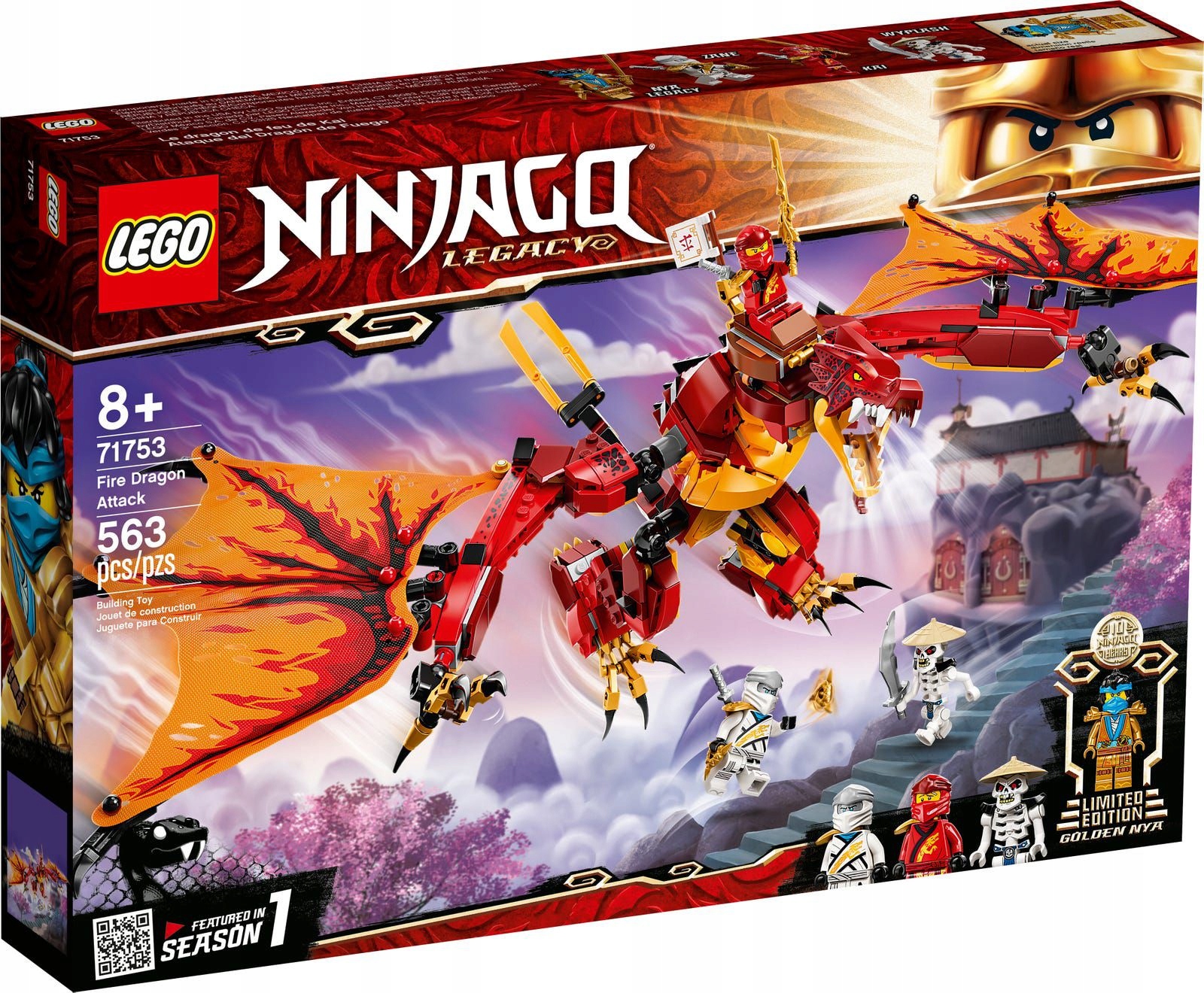 LEGO 71753 Ninjago Атака дракона огня