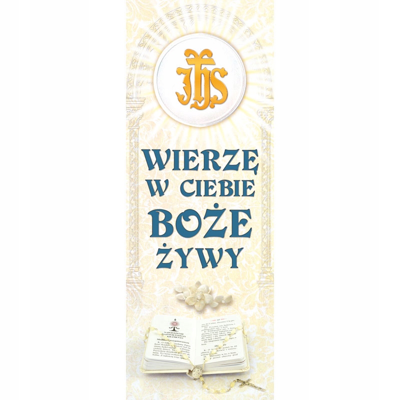 Dekorativní banner První Svaté Přijímání Boží tělo 74 x 200 cm