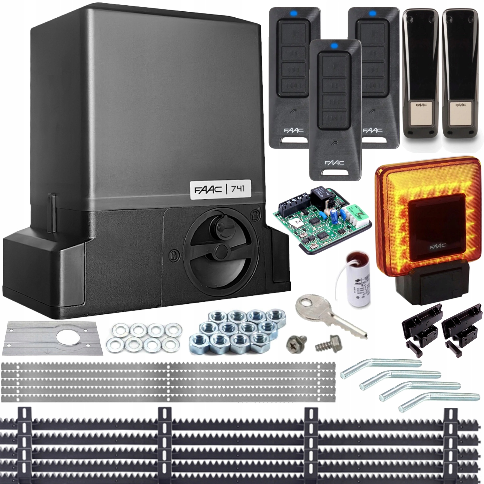 Set Faac Delta 3 741 3x Ovladač Lampa XLED5xLISTVA